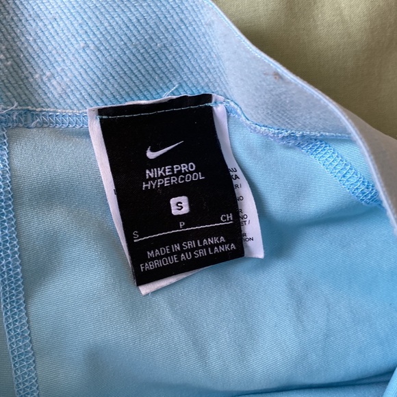 Nike Pro Light Blue Leggings - Size Small - Picture 2 of 4